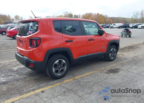 2015 Jeep Renegade Sport from USA, damaged, VIN ZACCJBAT3FPC30455